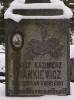 Catholic father from Kobry, Kazimierz Stankiewicz, d. 1914. Grave is located on Bernardine catholic cemetery in Wilno Vilna